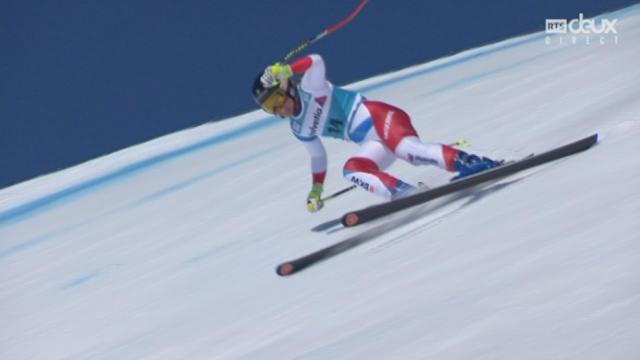 Super G Dames: Fabienne Suter (SUI) commet une faute qui lui coûte cher