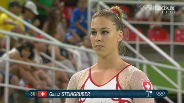 Gymnastique artistique: les sauts de Giulia Steingruber
