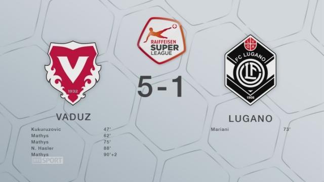 16e journée, Vaduz - Lugano (5-1)