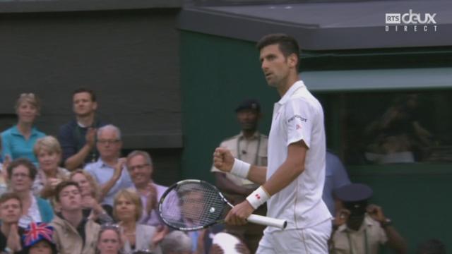 Messieurs. 2e tour. Novak Djokovic [SRB-1] - Adrian Mannarino [FRA] (6-4). Djokovic s’arroge la première manche en 34 minutes