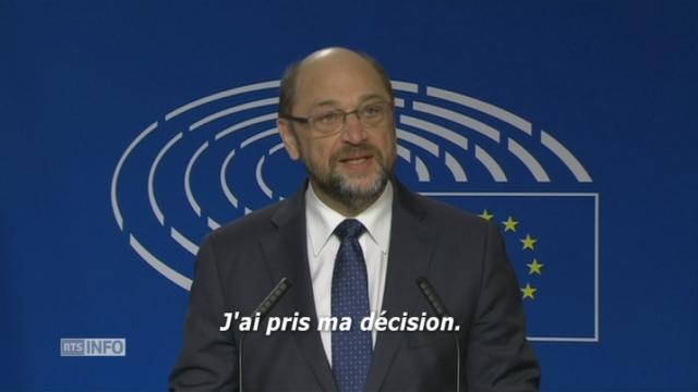 Martin Schulz annonce qu'il ne se représentera pas à la présidence du Parlement européen