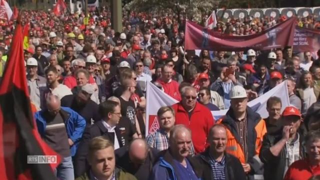 Mobilisation en Allemagne soutenue par le ministre Sigmar Gabriel