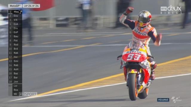Moto GP: Marc Marquez s’impose au Japon et décroche un troisième titre mondial