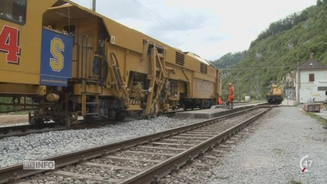 L’entretien du réseau ferroviaire suisse sera conséquent et planifié la journée également