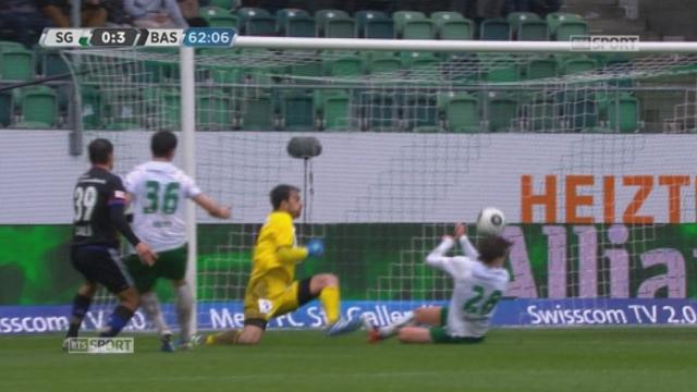 FC Saint-Gall - FC Bâle (0-3): Davide Calla marque grâce à la déviation d’un défenseur Saint-Gallois