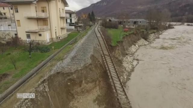 Nouvelles images des dégâts dans le nord de l'Italie