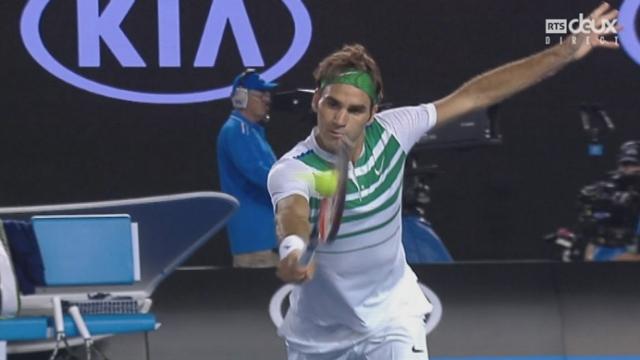 1-2 finale messieurs, Novak Djokovic (SRB) - Roger Federer (SUI) (6-1, 6-2, 2-4): Les plus beaux points du break victorieux de Federer dans ce 3e set !