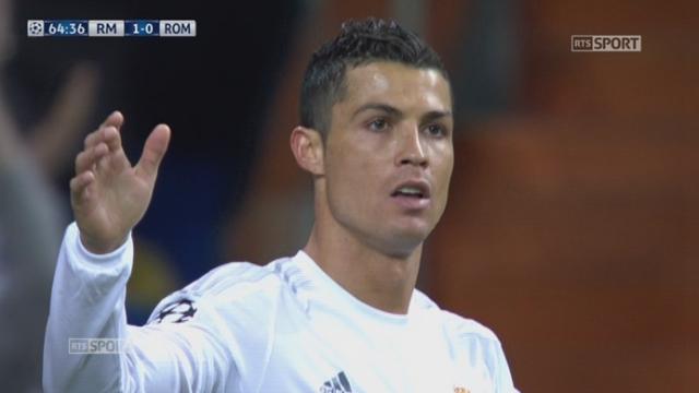 1-8, Real Madrid – AS Rome (1-0): Cristiano Ronaldo parvient enfin à trouver le chemin des filets et inscrit le premier but de cette rencontre