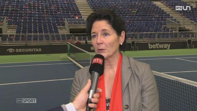 Tennis - Fed Cup: interview de Christiane Jolissaint, cheffe de la délégation helvétique