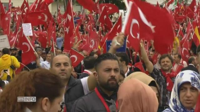 Manifestation pro-Erdogan sous haute surveillance à Cologne