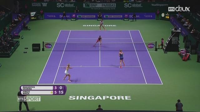 Tennis - Masters WTA Singapour: la paire Hingis - Mirza perdent en demi-finale