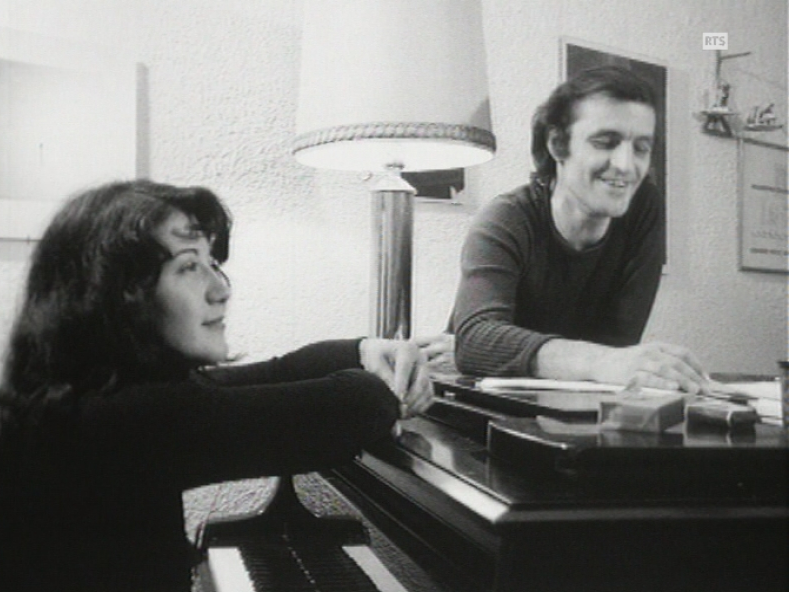 Martha Argerich et Charles Dutoit, la complicité en 1962. [RTS]