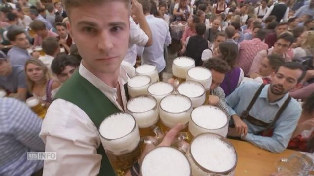 La 183e fête de la bière à Munich a débuté