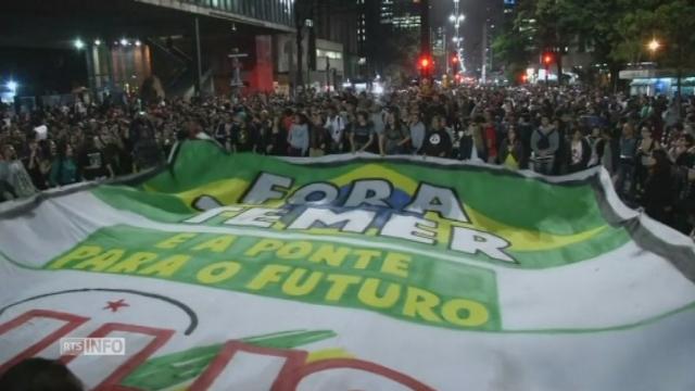 Manifestations et violences au Brésil après le départ de Dilma Rousseff