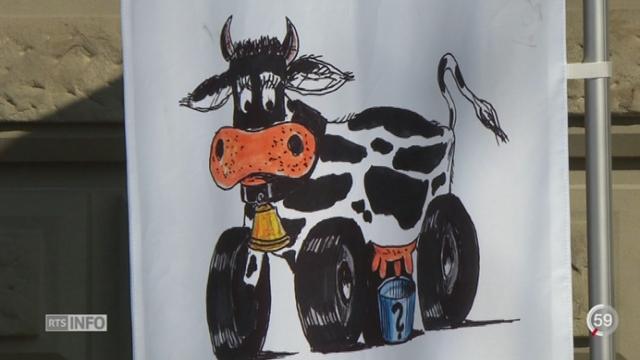Le Conseil fédéral s'oppose à l'initiative "vache à lait"