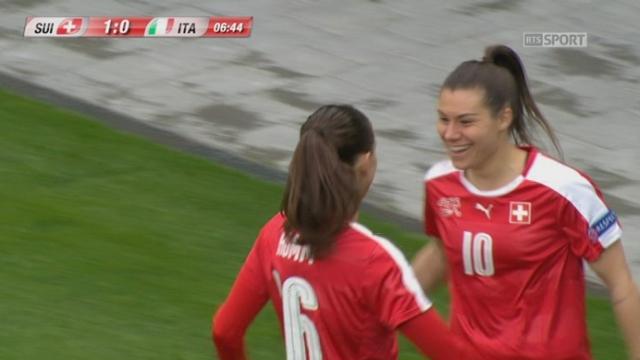 Suisse – Italie (1-0) : la Suisse ouvre le score grâce à un geste magnifique de Ramona Bachmann