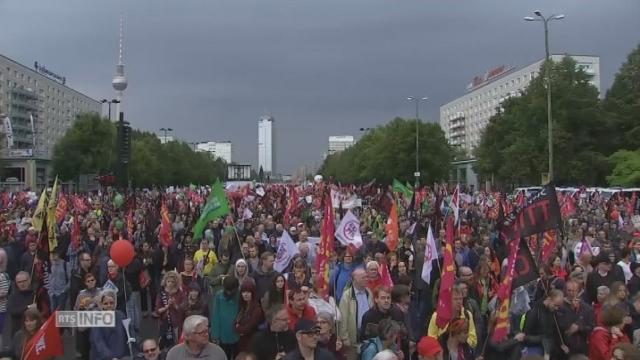 Manifestations en Allemagne contre un accord avec les USA
