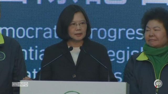 Taïwan: une femme accède à la présidence