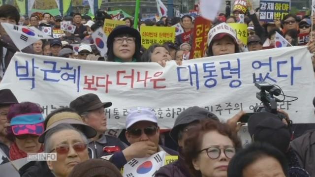 Manifestation en Corée du Sud pour exiger le départ de la présidente