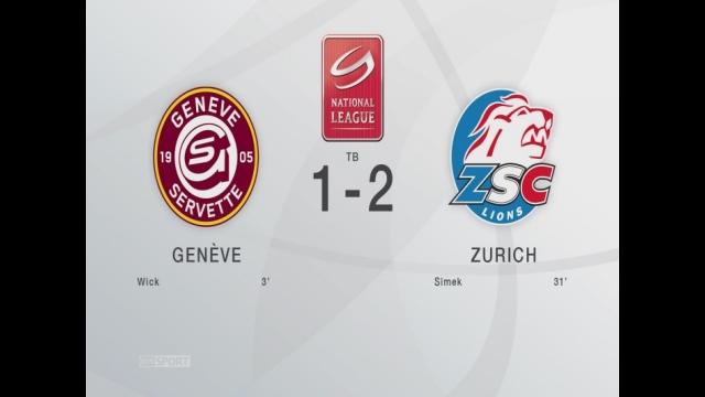 Genève - Zurich tb 1-2 (0-1 1-0 0-0)