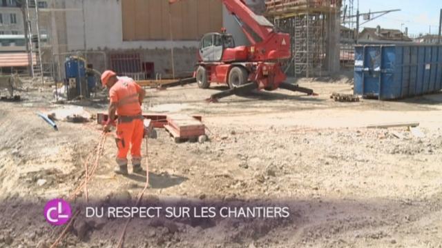 VD: les acteurs de la construction ont signé une charte