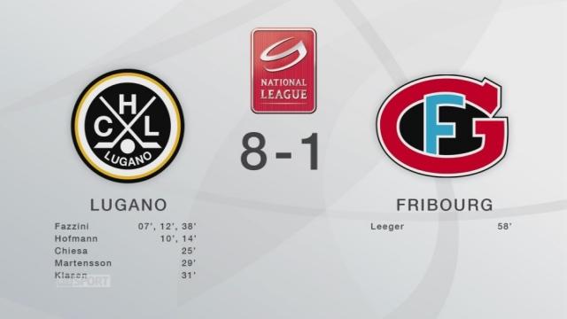 Lugano -Fribourg 8-1 (4-0 4-0 0-1)
