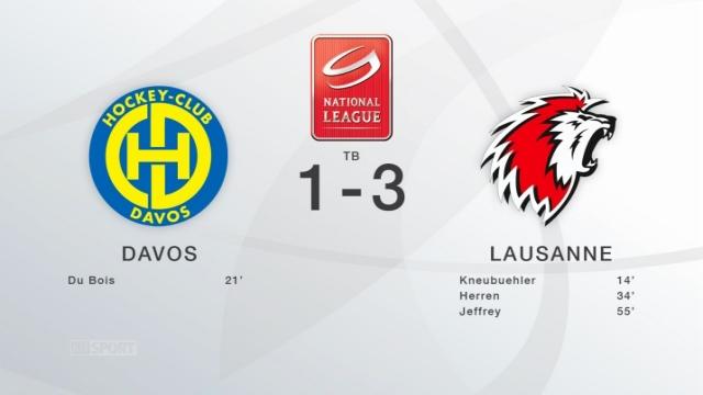 Hockey - LNA : Davos - Lausanne (1-3): Lausanne passe l'épaule