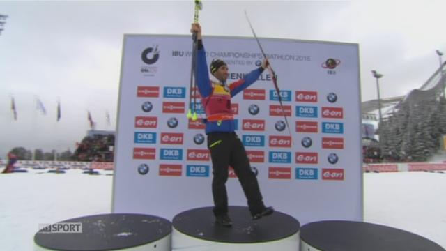 Biathlon: la France remporte de nombreuses médailles d’or avec notamment Martin Fourcade