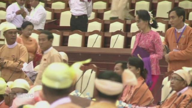 Le parti d'Aung San Suu Kyi au pouvoir