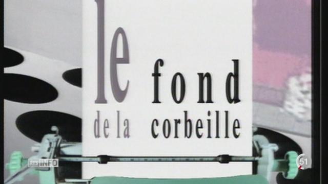 L’émission "Le fond de la corbeille" attendait les téléspectateurs avant le téléjournal