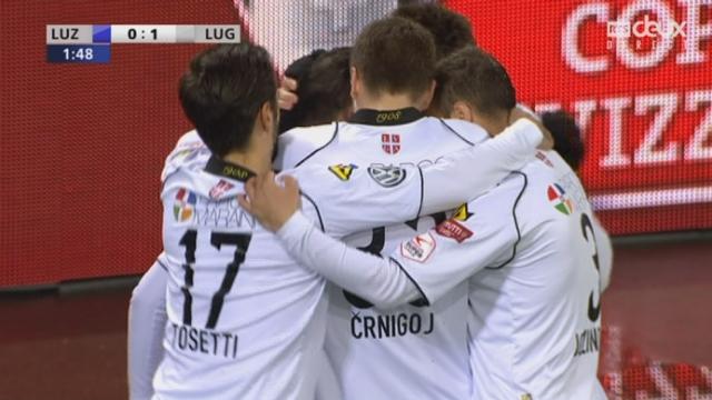 FC Lucerne – FC Lugano (0-1): suite à une erreur défensive, Donis ouvre le score pour Lugano