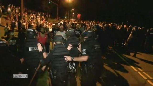 Heurts entre manifestants et policiers en Caroline du Nord