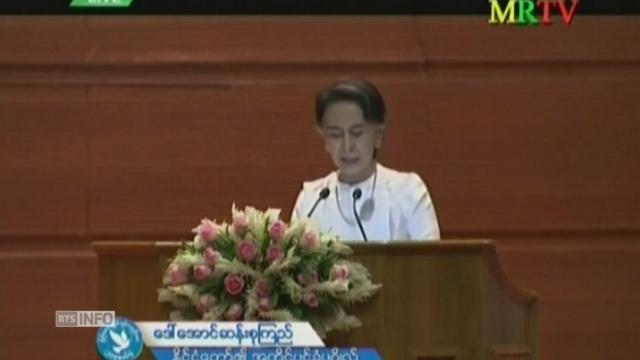 Aung San Suu Kyi ouvre des pourparlers historiques