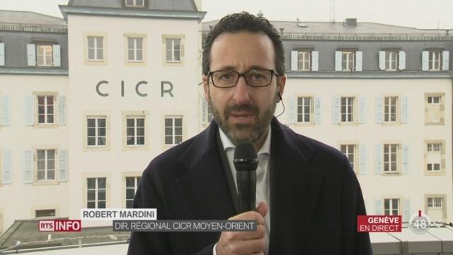 Situation à Alep: la déclaration de Robert Mardini, Dir. régional CICR Moyen-Orient