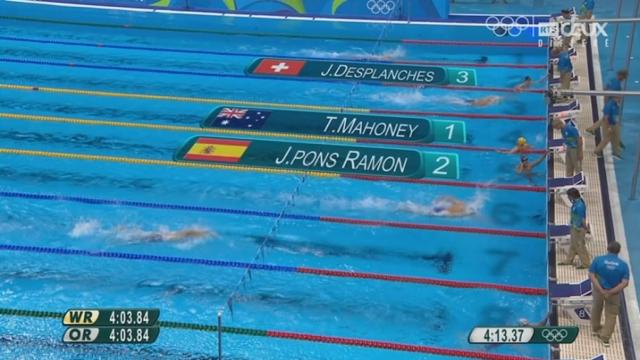 Natation: 400m 4 nages, Jérémy Desplanches explose son record de suisse !