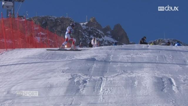 Ski alpin: les Suisses Loïc Meillard et Justin Murisier ont été éliminés lors du géant de Val d’Isère