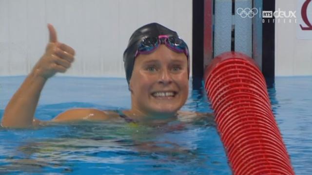 Natation: 400m 4 nages, la Suissesse Martina Van Berkel finit 1ère de sa série !