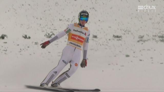 Saut à ski H, 2e manche, Engelberg (SUI): Domen Prevc (SLO)