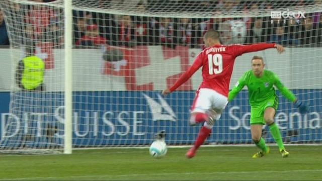 Suisse - Ile Féroé (1-0): le suisse Eren Derdiyok ouvre le score à la 27e minutes
