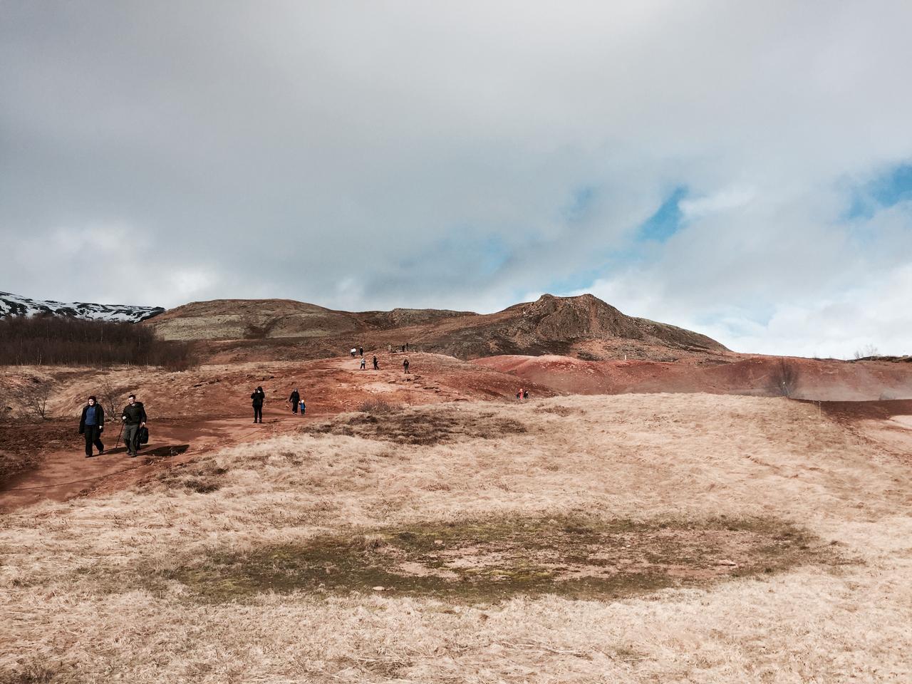 Vue du site de Geysir.