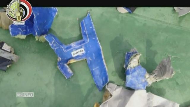 Les images des débris de l'avion d'EgyptAir