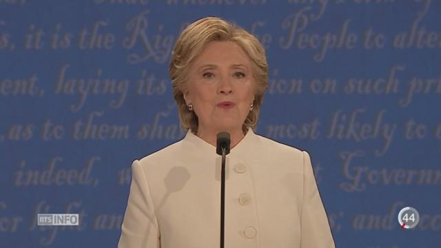 Débat Clinton-Trump: Donald Trump refuse de dire s'il acceptera l'issue de l'élection