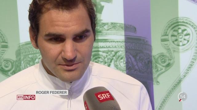 Tennis- Wimbledon: Roger Federer n'a fait qu'une bouchée de l'Américain Johnson et accède aux quarts de finale
