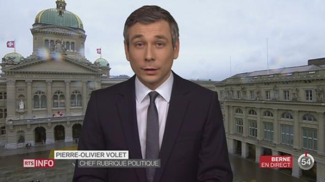 Discussions du Conseil national sur la stratégie énergétique de la Suisse: les précisions de Pierre-Olivier Volet, à Berne