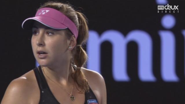 8es de finale, Belinda Bencic (SUI) - Maria Sharapova (RUS) (5-7, 5-7): dommage pour la Suissesse qui perd son dernier jeu de service dans ce 2e set et est éliminée du tournoi