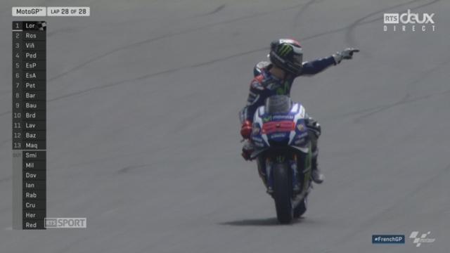 MotoGP: victoire de Jorge Lorenzo (ESP) devant Valentino Rossi (ITA) 2e et Maverick Viñales (ESP) 3e