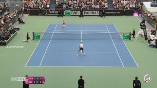 Tennis - Fed Cup: l’équipe de Suisse affronte l'Allemagne