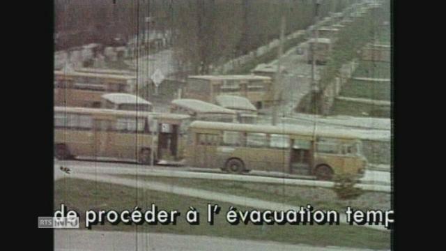 L'évacuation de Pripyat après la catastrophe de Tchernobyl