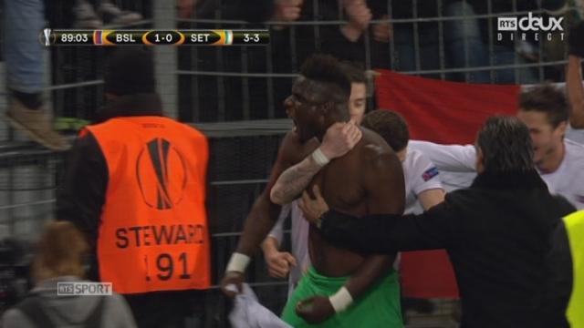 1-16, FC Bâle – AS St-Etienne (1-1): dans les derniers instants du temps règlementaire, Sall profite d'une mauvaise sortie de Vaclik pour égaliser