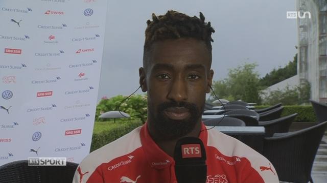 Football- Eliminatoires 2018: interview du défenseur Johan Djourou avant la confrontation Suisse-Portugal (2-2)